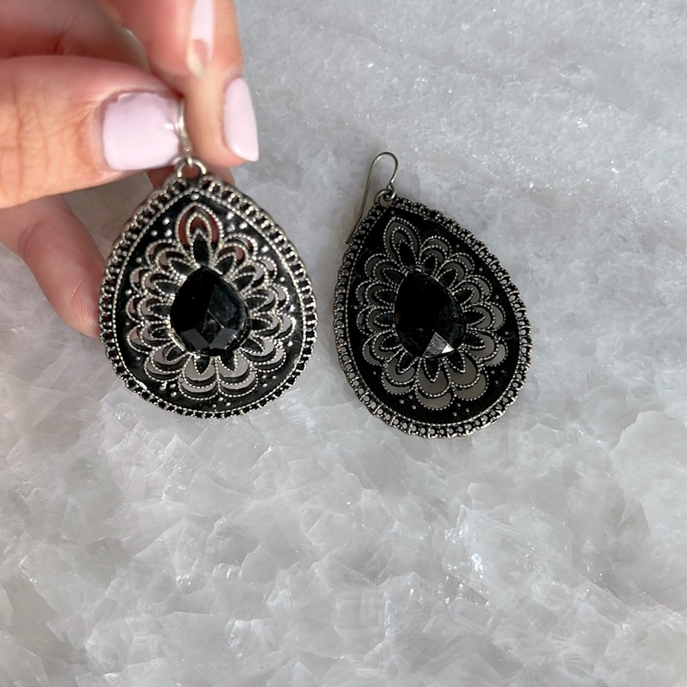 Black earrings